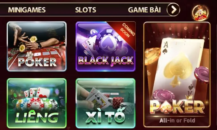 Tham gia vào các bàn cược tại Liêng Sunwin