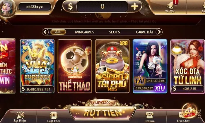 Nhấn chọn Sicbo tài phú MD5 để bắt đầu chơi