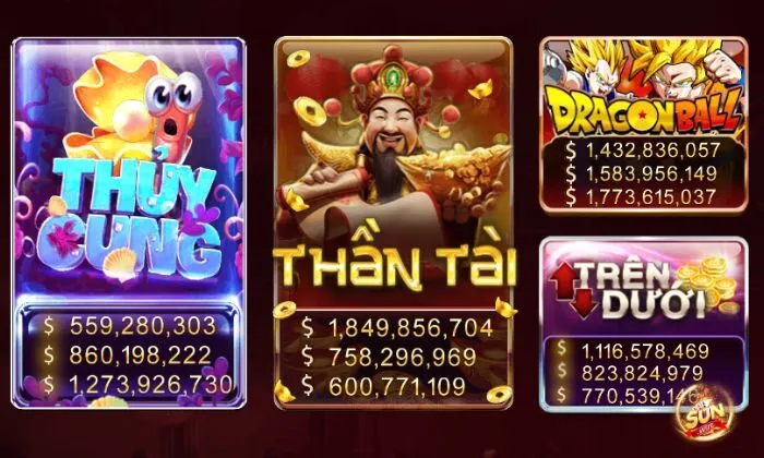 Các bước chơi thần tài Sunwin